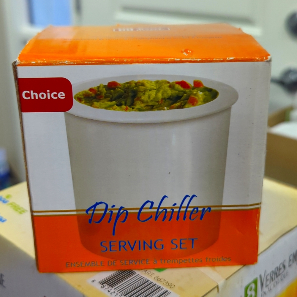 Dip chiller serving set